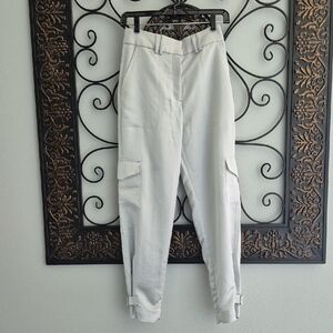 Stylish Silver Cargo Pants